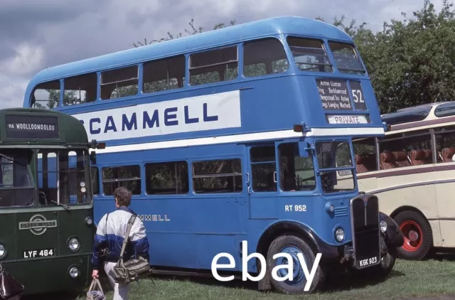 ORIGINAL 35mm BUS SLIDE ex LONDON TRANSPORT RT952 26/5/86