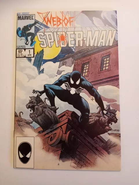 Web of Spider-Man #1 (Marvel, April 1985) Charles Vess Cover NM