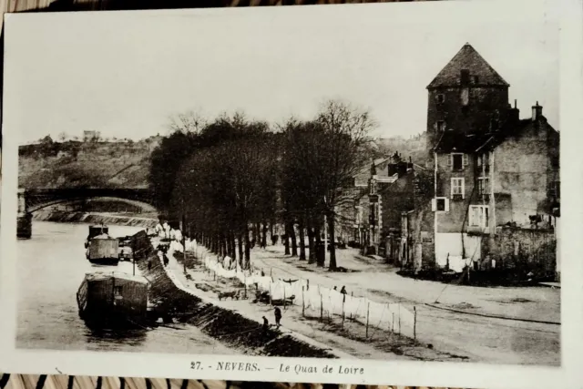 CPA Nevers Le Quai De Loire 1938