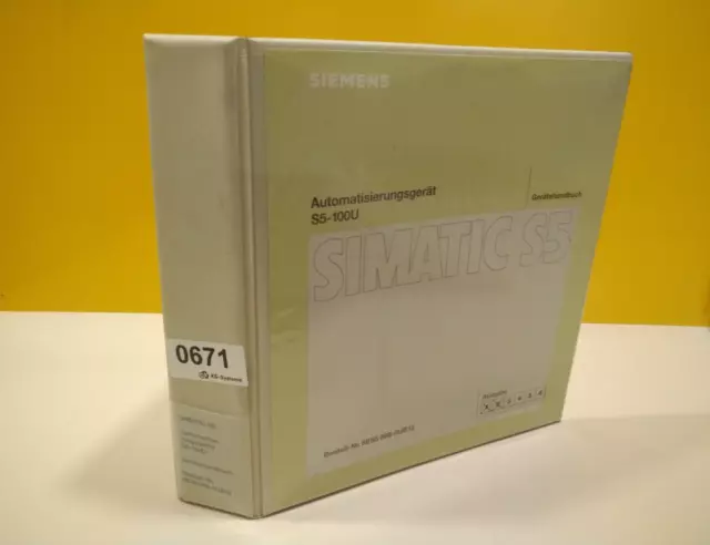 Siemens Simatic S5-100U Handbuch 6ES5 998-OUB12 user manual Gerätehandbuch