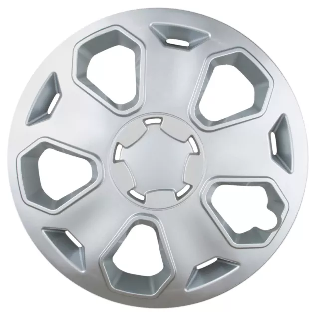 4x14" Wheel trims wheel covers for Skoda Fabia  silver 14"