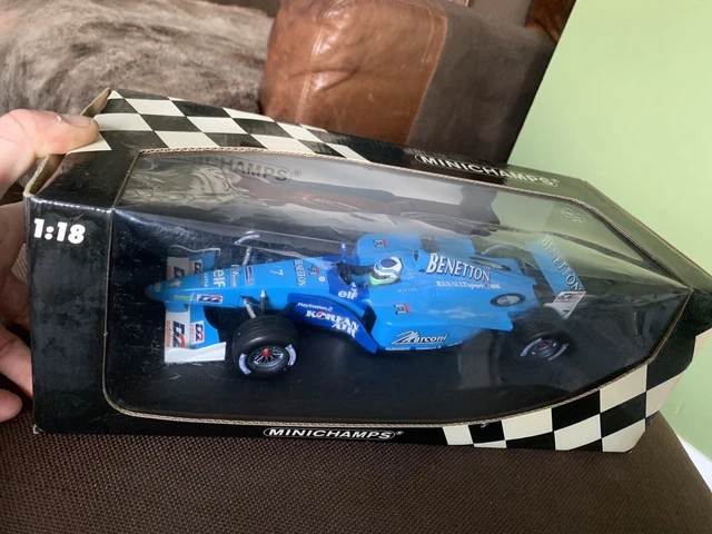 Minichamps 1/18 Benetton Renault Sport Showcar 2001 - Fisichella - État Neuf
