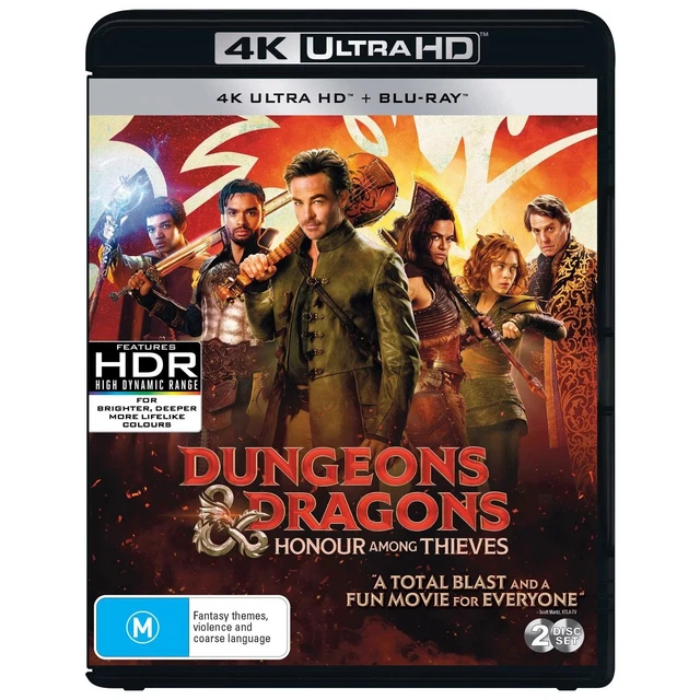 DUNGEONS & DRAGONS - Honor Among Thieves (4K UHD Blu-Ray) Region B In