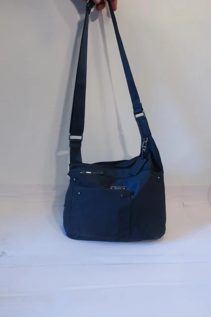 Womens Tumi Voyager Blue Nylon Crossbody Bag *
