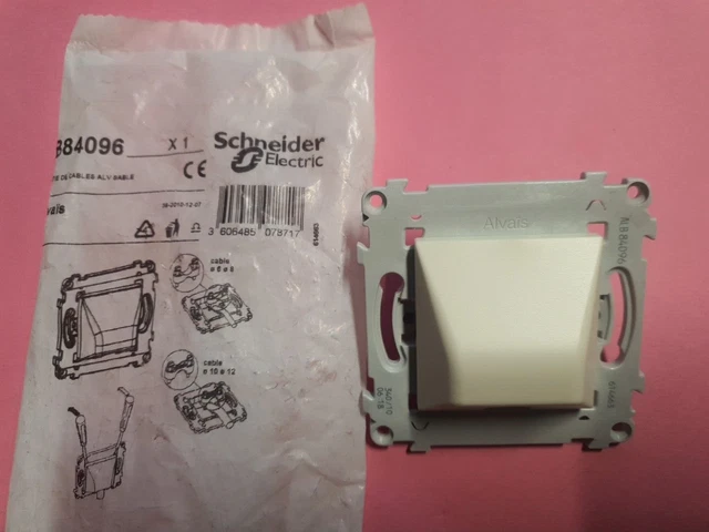Sortie De Câble Schneider ALB81096 - Neuf, Marque Française (Alvais)