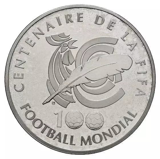 MGS FRANKREICH 5. REPUBLIK, SEIT 1958 100 Jahre FIFA 1 1/2 Euro 2004 stgl