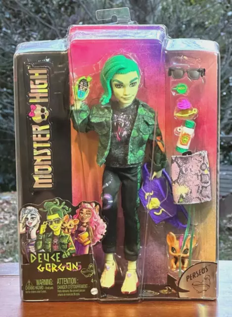 Monster High Deuce Gorgon Exclusive Doll with Perseus Mattel Toys - ToyWiz