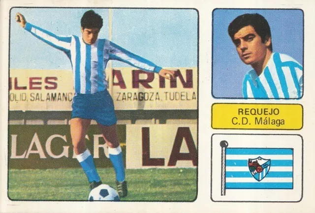 Rufino Requejo Martin # Cd.malaga Cromo Card Campeonato De Liga 1973-74 Fher