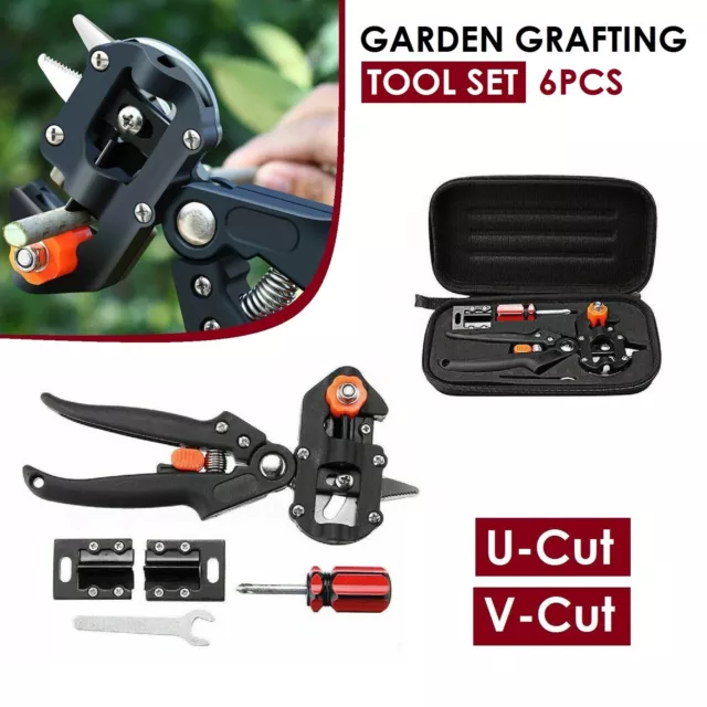 Garden Grafting Tool Set Kit Fruit Tree Pro Pruning Shears Scissor Cutting Tools