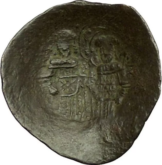 ALEXIUS III 1195AD Saint Constantine Jesus Christ Ancient Byzantine Coin i40319