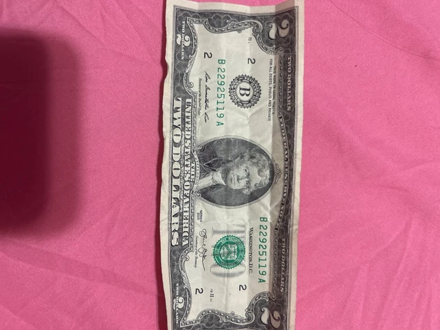 ✯One 2013 $2 DOLLAR BILL Star Replacement Notes, B*(New York), Scarce, UNC
