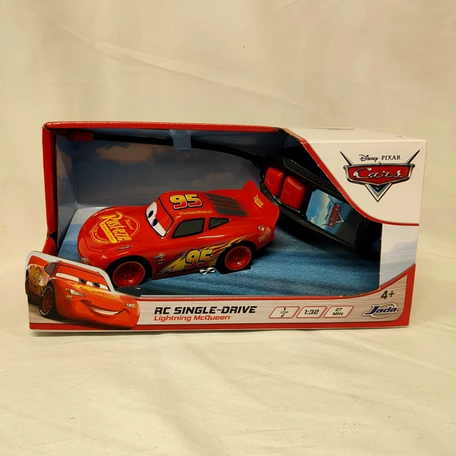 DISNEY PIXAR CARS, Lightning McQueen Single Drive Remote Controlled RC