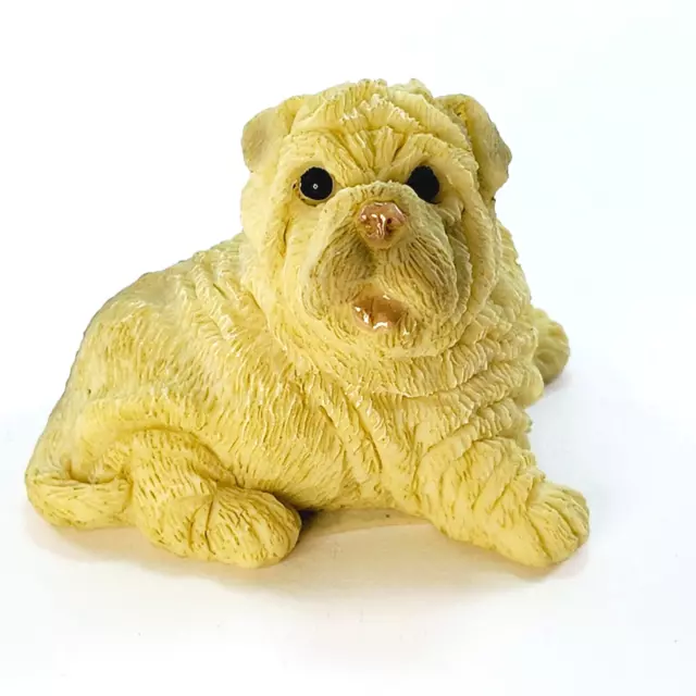 Stone Critters Littles Shar Pei Dog Figurine SCL-034 The Animal Collection 1998 2