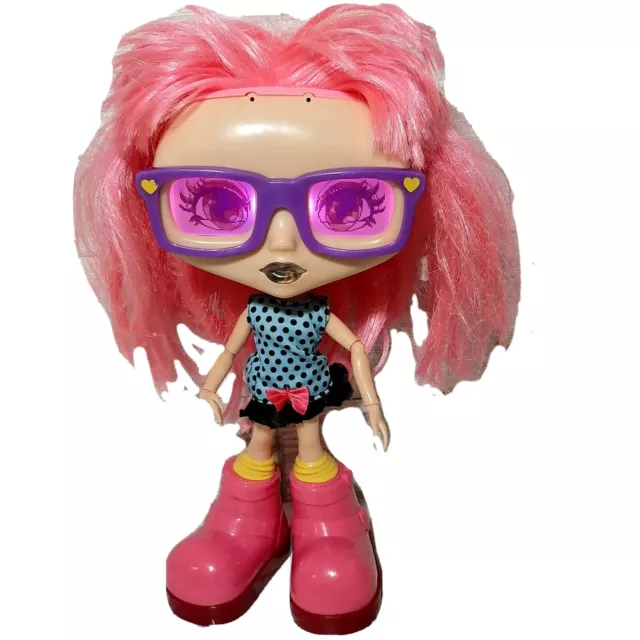 Chatsters Gabby Interactive Doll Light Up Talking Moves Spin Masters Pink Hair