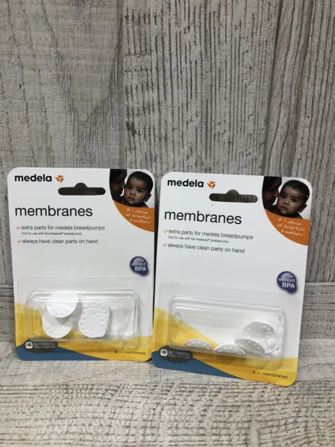 Medela Breast Pump Membranes BPA FREE 6ct 2 packages NEW