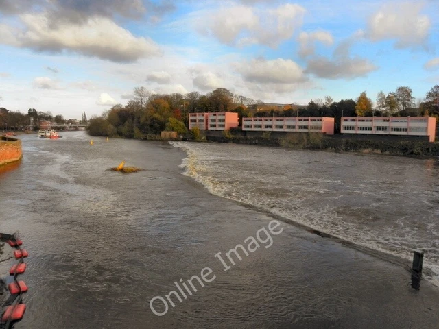 Photo 6x4 Chester Weir Chester Weir crosses the River Dee slightly upstre c2010