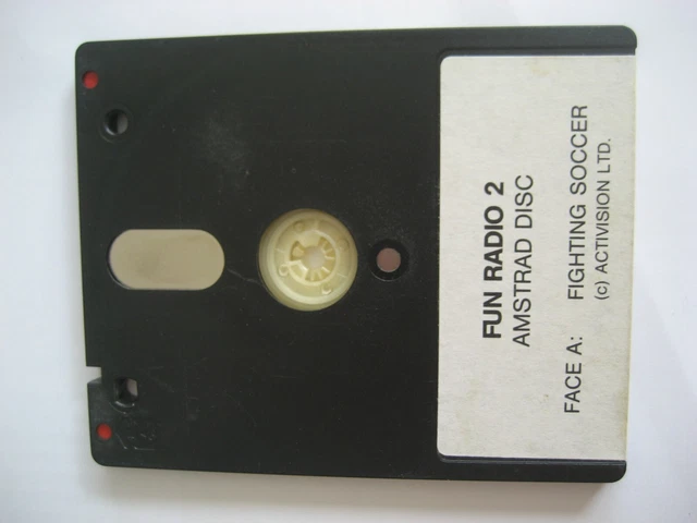 Disquette Amstrad - Compil Fun Radio 2 (2 Jeux) - Jeu Vidéo Vintage - Occasion