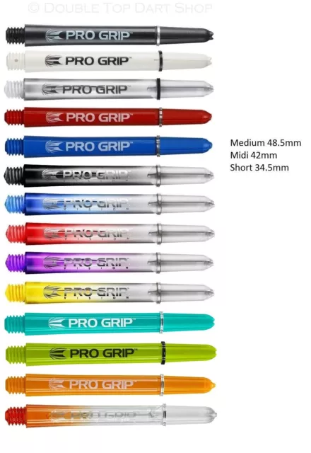 Target Pro Grip / Pro Grip Vision Nylon Dart Stems / Shafts including Rings