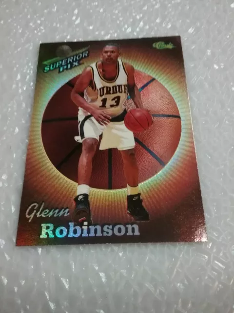 GLENN ROBINSON RC Lot of 2 1995 Classic Superior Pix #78 & Chrome #1  PURDUE
