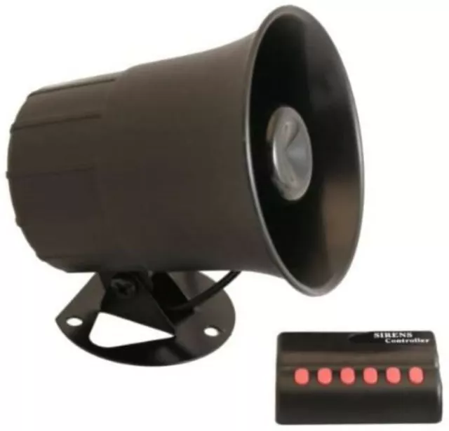 All Ride 12V Siren Multi Sound Horn New TLG14I