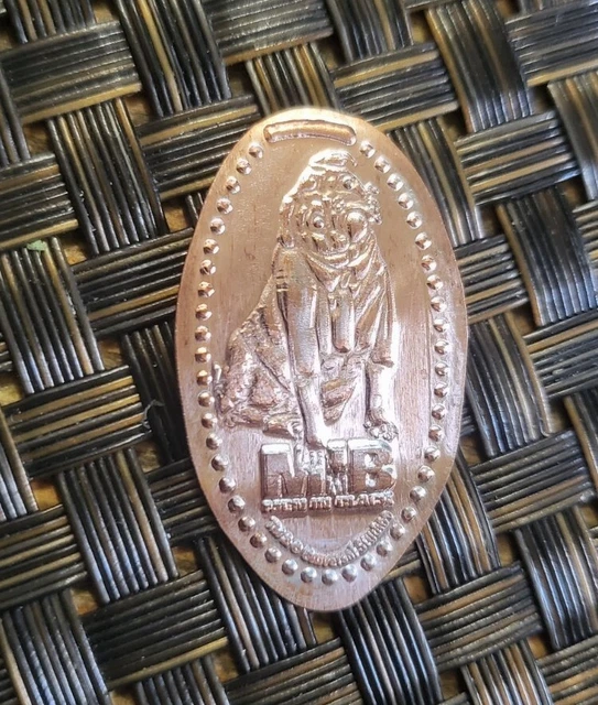 Universal Studios Theme Park Men In Black Dog Elongated Penny Press Coin Rare
