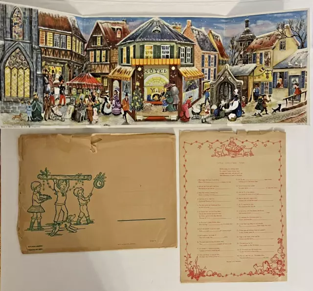 Vintage Made in Germany Victorian Shop Toys Advent Christmas Calendar Mica NEW