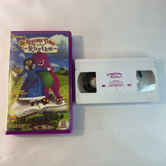 Barneys Rhyme Time Rhythm Vhs 2000 Mother Goose Baby Bop Lyrick Barneys Rhyme Time Rhythm Vhs 2000 Mother Goose Baby Bop Lyrick