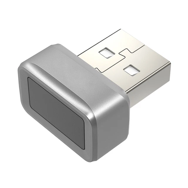 USB FINGERPRINT KEY Reader FIDO U2F Windows Hello Mini Fingerprint ...