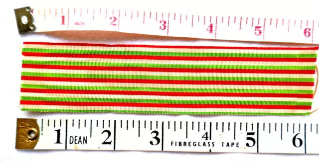 6 in / 16 cms   possibly?  ITALY 1914-18 WAR  MEDAL Ribbon,  NOT a Modern Repro.