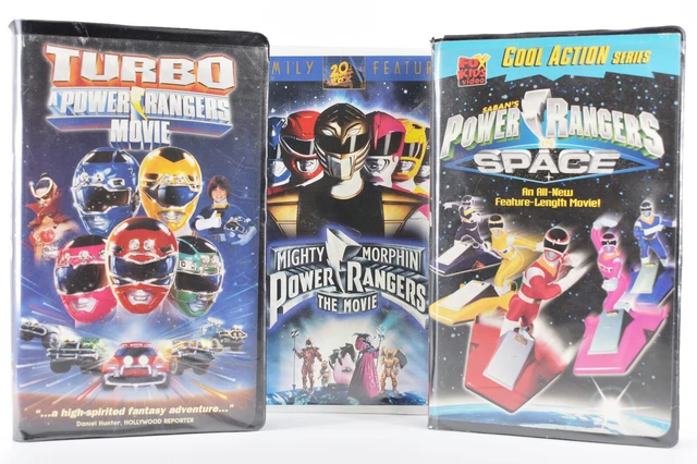 POWER RANGERS THE Movie In Space Turbo VHS Tape Lot of 3 Tested £14.23 ...