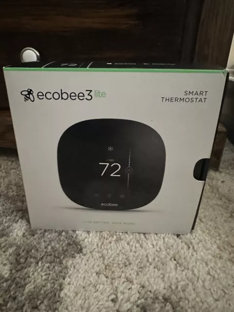 ECOBEE 3 Lite Smart Thermostat EB-STATE3LT-02 Black OPEN BOX