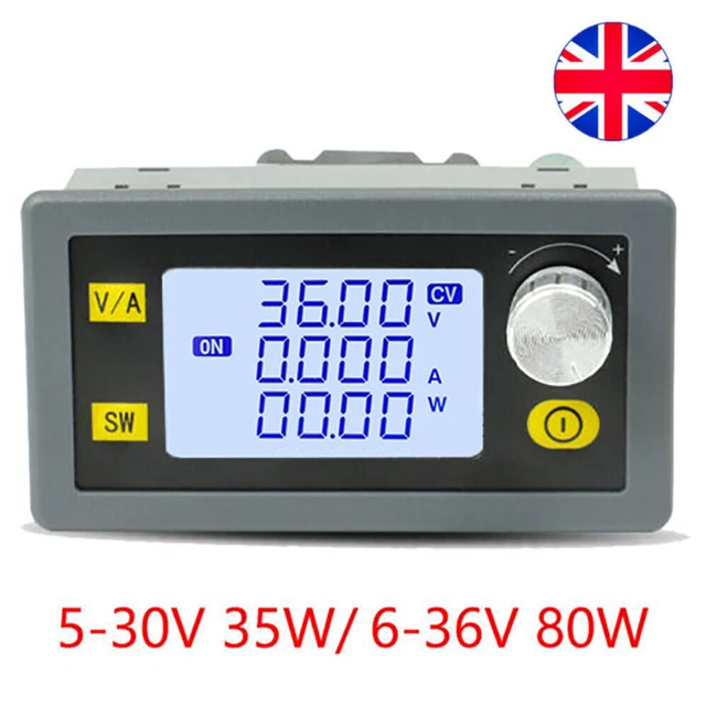 DC-DC BUCK BOOST Converter Module Adjustable Regulated Power Supply ...