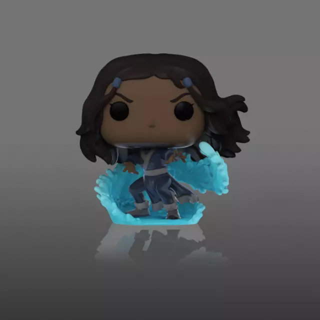 Funko Pop! Exclusive GITD Katara Avatar Last Airbender BOX CON DIFETTI