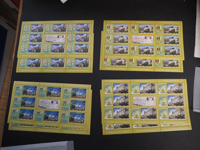 Rumänien 2010,  "Donauanrainerstaaten(II)" **/MNH, MiNr. 6469/72 KB (2),ME 144,-