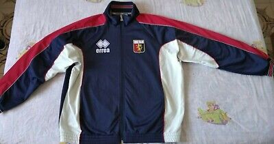 Erreà GIUBBOTTO GIACCA JACKET VINTAGE GENOA 1893 CALCIO FOOTBALL ERREA XL COSTA 