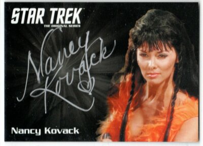 STAR TREK TOS Archives & Inscriptions Nancy Kovack As Nona Silver