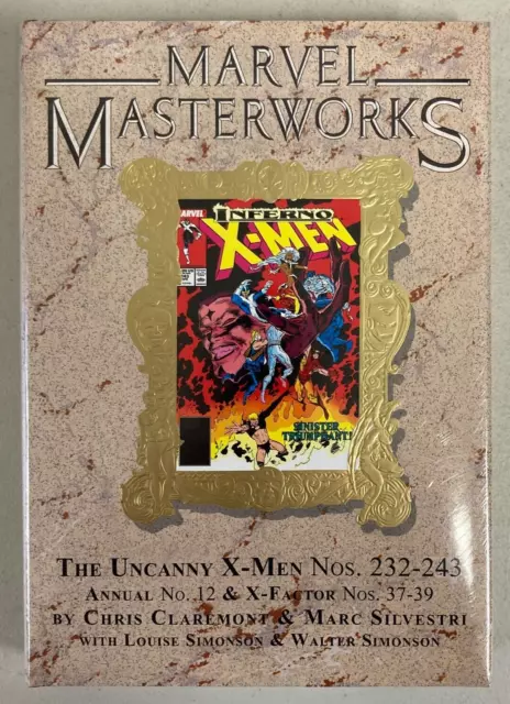 Marvel Masterworks X-Men Volumen 16 HC DM Variante 358 Claremont Silvestri Sellado