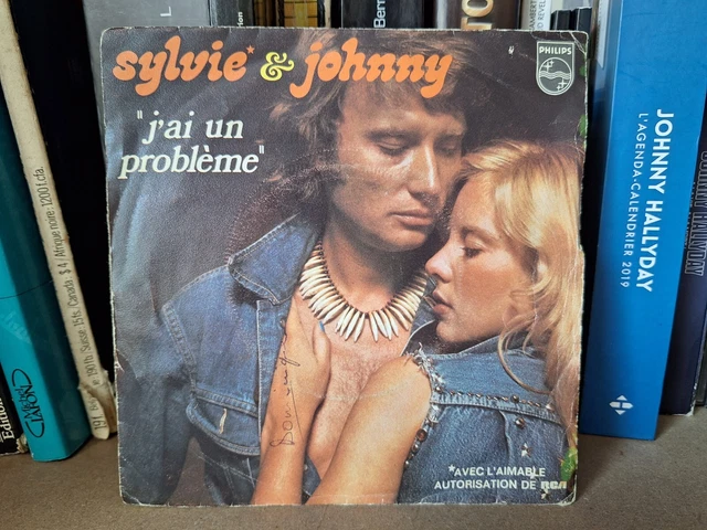 JOHNNY HALLYDAY - J'ai un problème (1973) - Vinyle 45 tours SP - Très