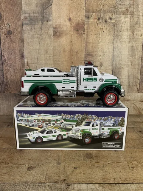 2011 Hess Toy Truck and Race Car with Box