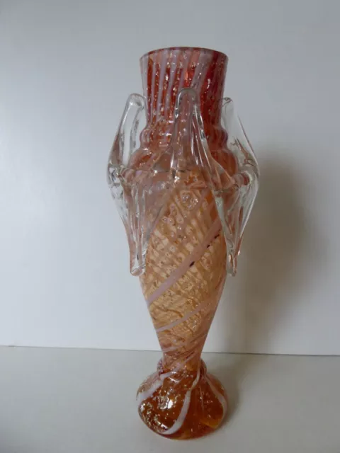 Antique Victorian Webb glass vase