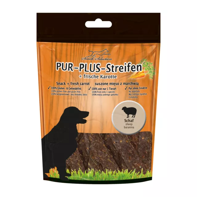 Schecker PUR Plus Kaustreifen Schaf + Karotte - glutenfrei - getreidefrei