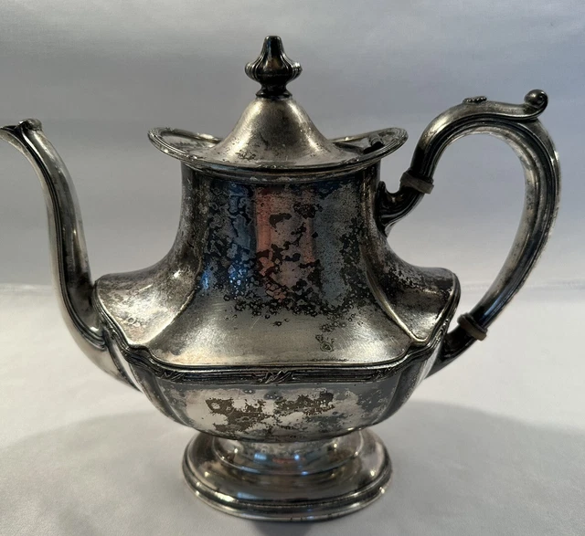 【Reed & Barton】 コーヒーポット Winthrop Reed and Barton 1795 Winthrop Pumpkin Top Coffee Pot Teapot