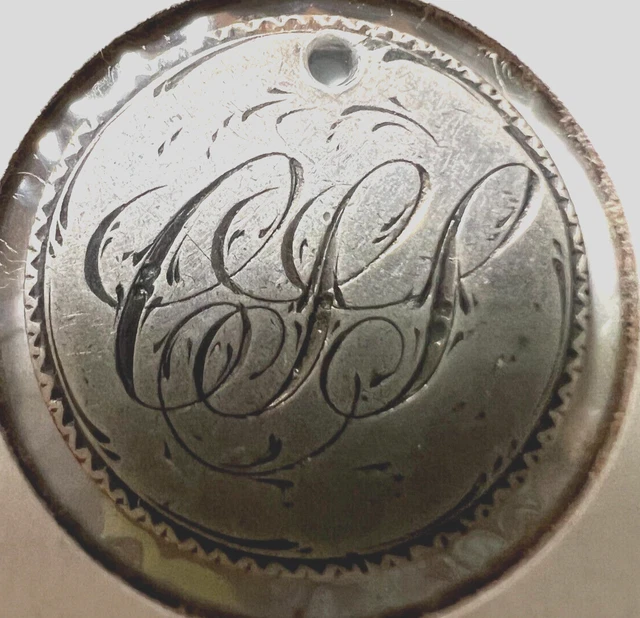 LOVE TOKEN COLLECTABLE: 1896 Mercury Dime Engraved "C.S.S" COBM-566