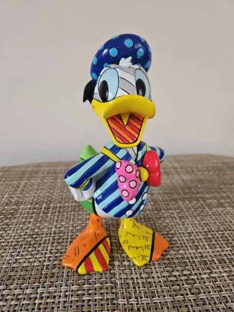 Enesco Disney by Romero Britto Donald Duck Figurine, 7.3 Inch, Multicolor