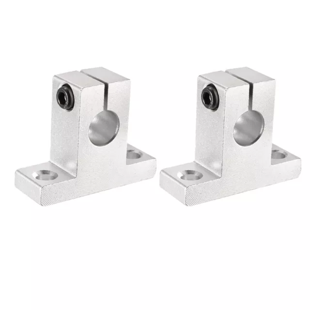 2Pcs SK10 Linéaire movement Rail Tige serrage  Guide support pour 10mm Dia arbre