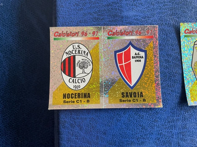 PANINI CALCIATORI 1996/97 Scudetto Nocerina Savoia 606 Velina Orig