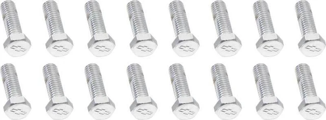 Chevrolet Big Block Thru-87 Chrome "Bow Tie" Intake Manifold Bolt Set