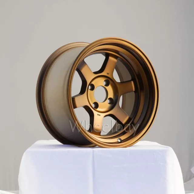 4  Rota Wheel Grid V 15X7 & 15X8 4X100 +0 Frs Bronze Last Set