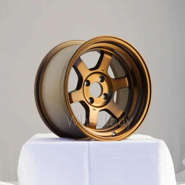 On Sale 4  Rota Wheel Grid V 15X7 20  & 15X8 4X100 +0 Frs Bronze