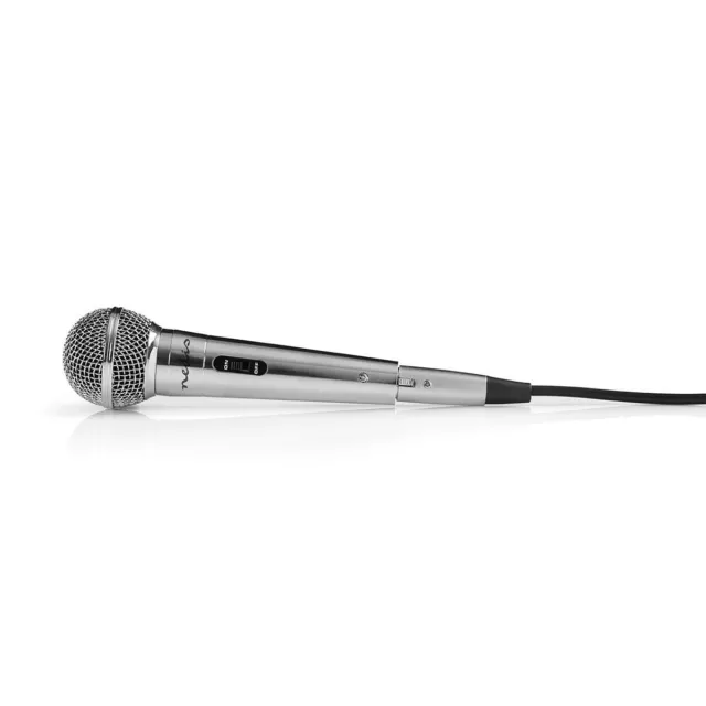 Durable Metal Silver Uni-direction Microphone with XLR Connection.5m Cable